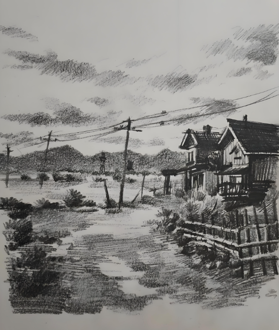 写风景临摹技巧_速写风景临摹方